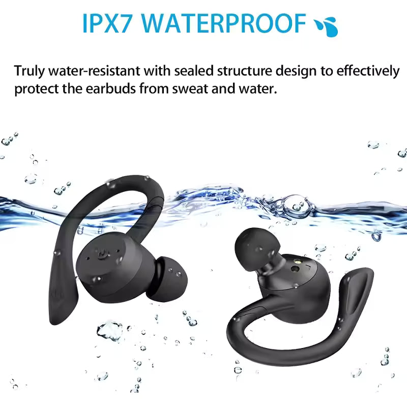 Ipx7 Waterproof Bluetooth Sport Wireless TWS Headset Earbuds