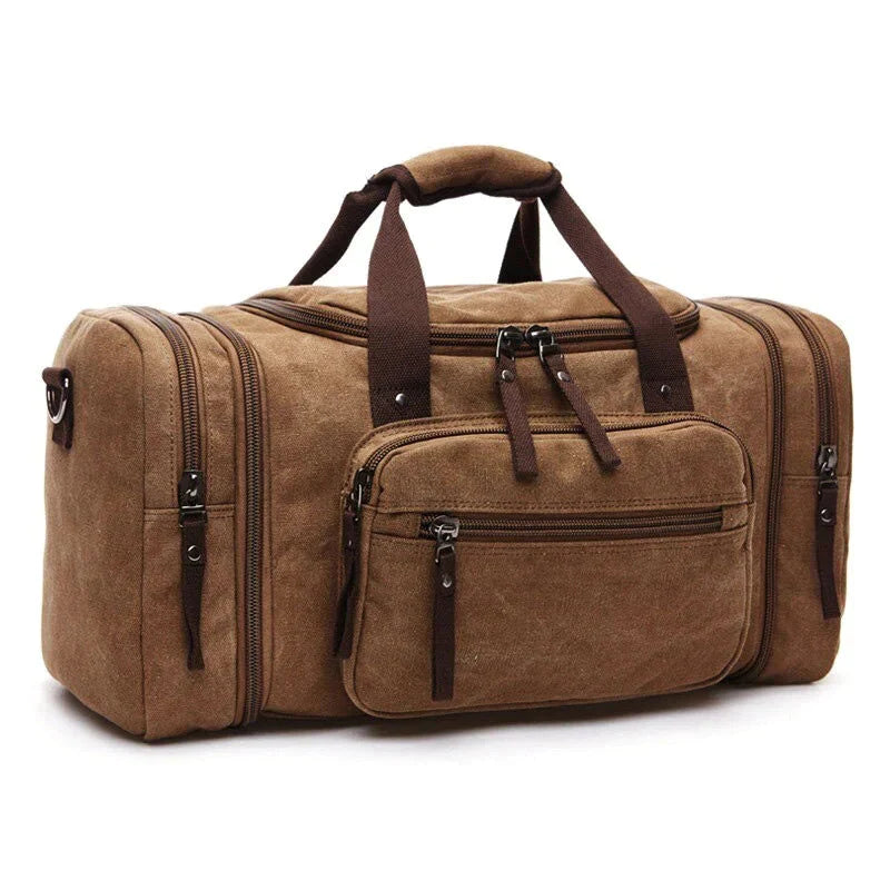 Large Capacity Canvas Travel Duffel Bag Weight 1.3KG