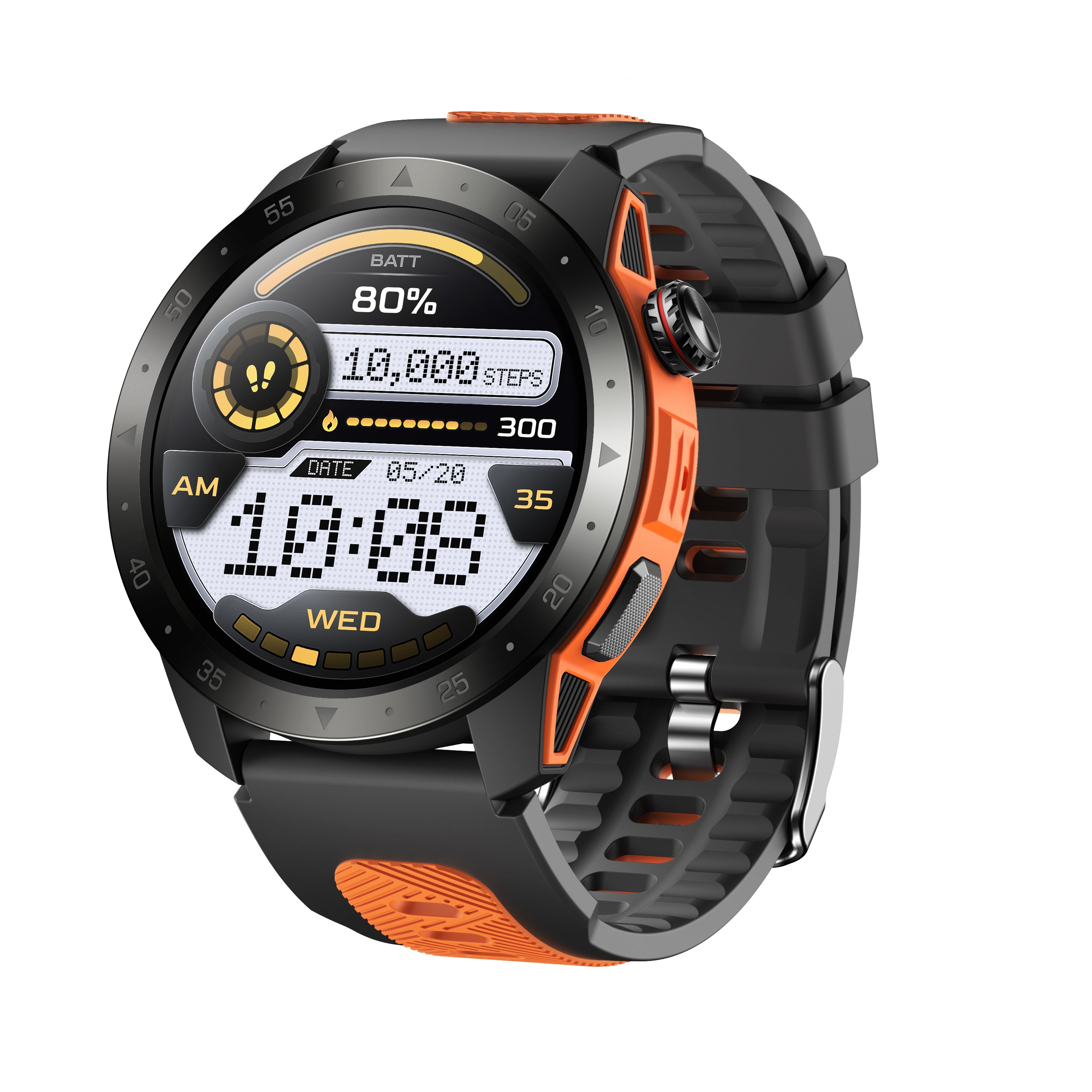 Multifunctional Zinc Alloy Smart Watch - GPS Tracking, Bluetooth, Music Control for iPhone & Android