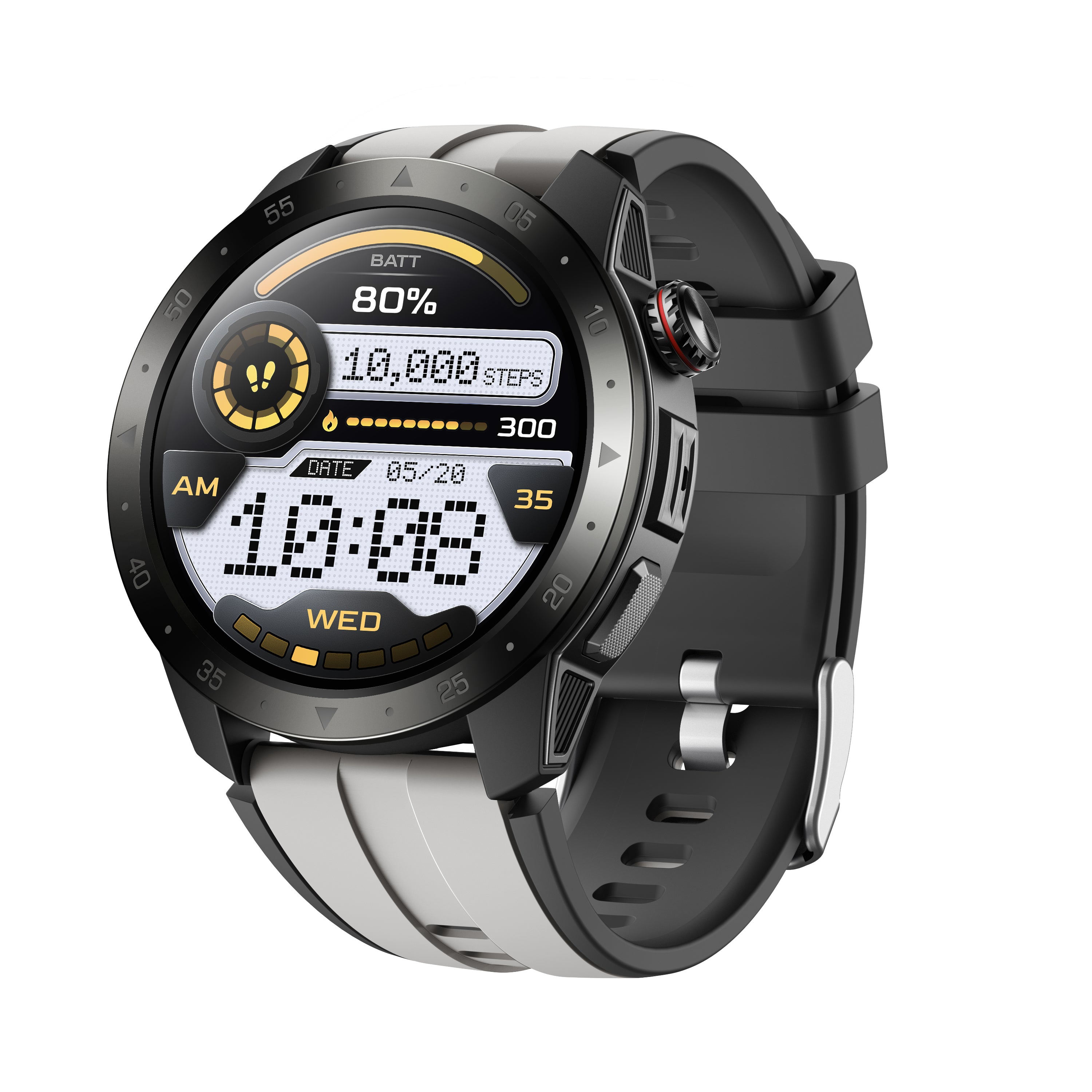 Multifunctional Zinc Alloy Smart Watch - GPS Tracking, Bluetooth, Music Control for iPhone & Android