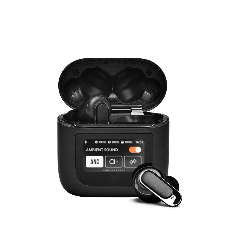 LED Touch Screen TWS ANC Waterproof Earbuds Bluetooth Earphone