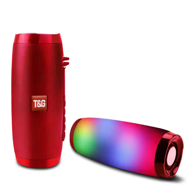 Wireless Speaker Bluetooth Speaker Microlab Portable Speaker Powerful High Outdoor Bass TF FM Radio with LED Light