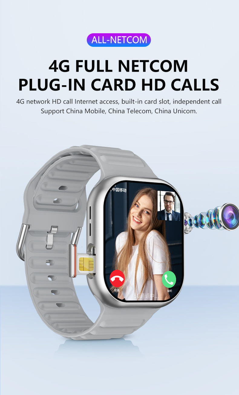 4G Sim Card GPS NFC Camera Calling Smart Watch GTR29