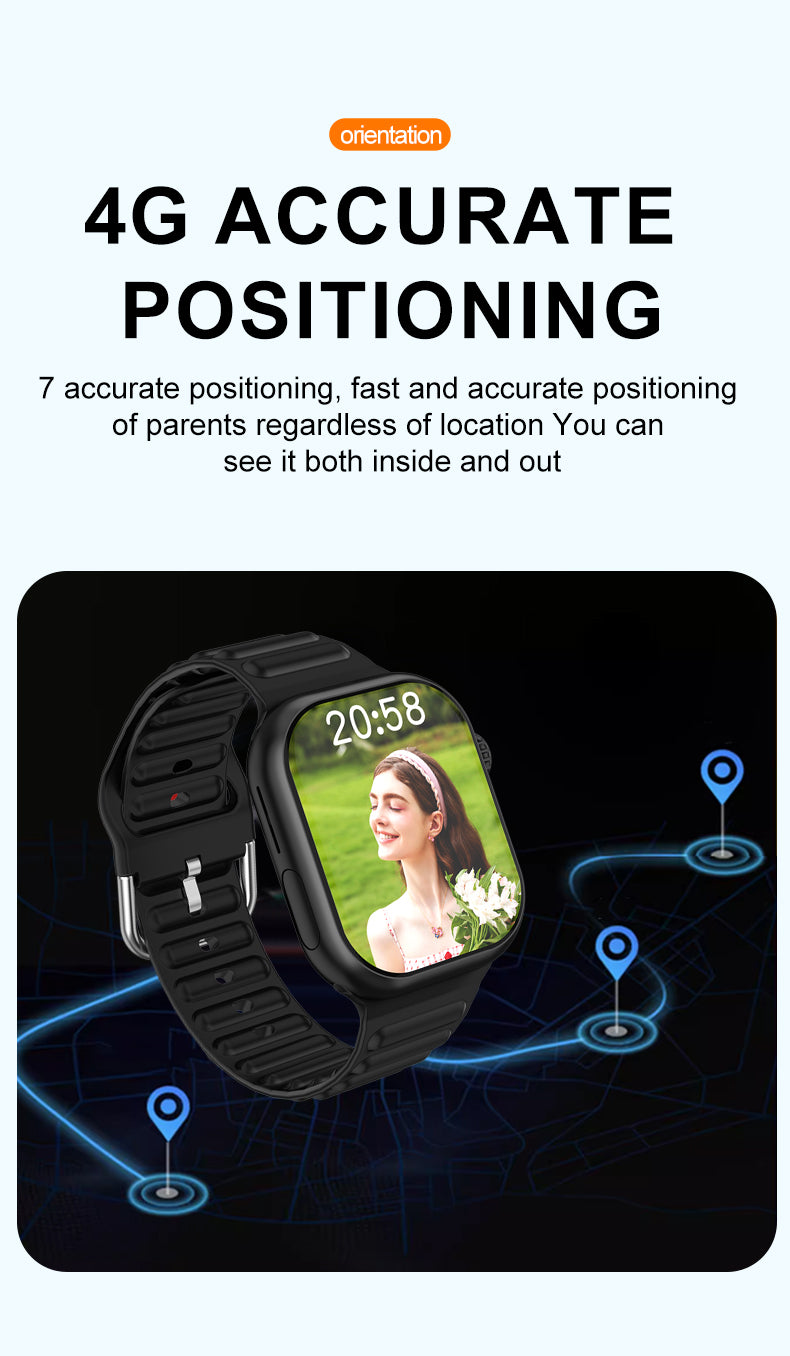 4G Sim Card GPS NFC Camera Calling Smart Watch GTR29