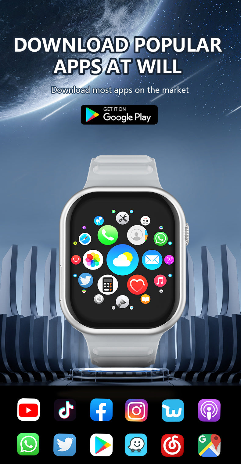 4G Sim Card GPS NFC Camera Calling Smart Watch GTR29