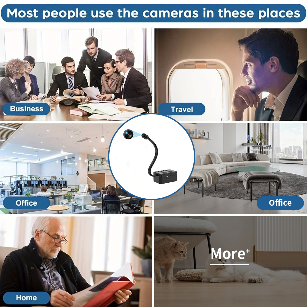 Mini Secret WiFi Security Camera Battery Built-in IP Surveillance Cam