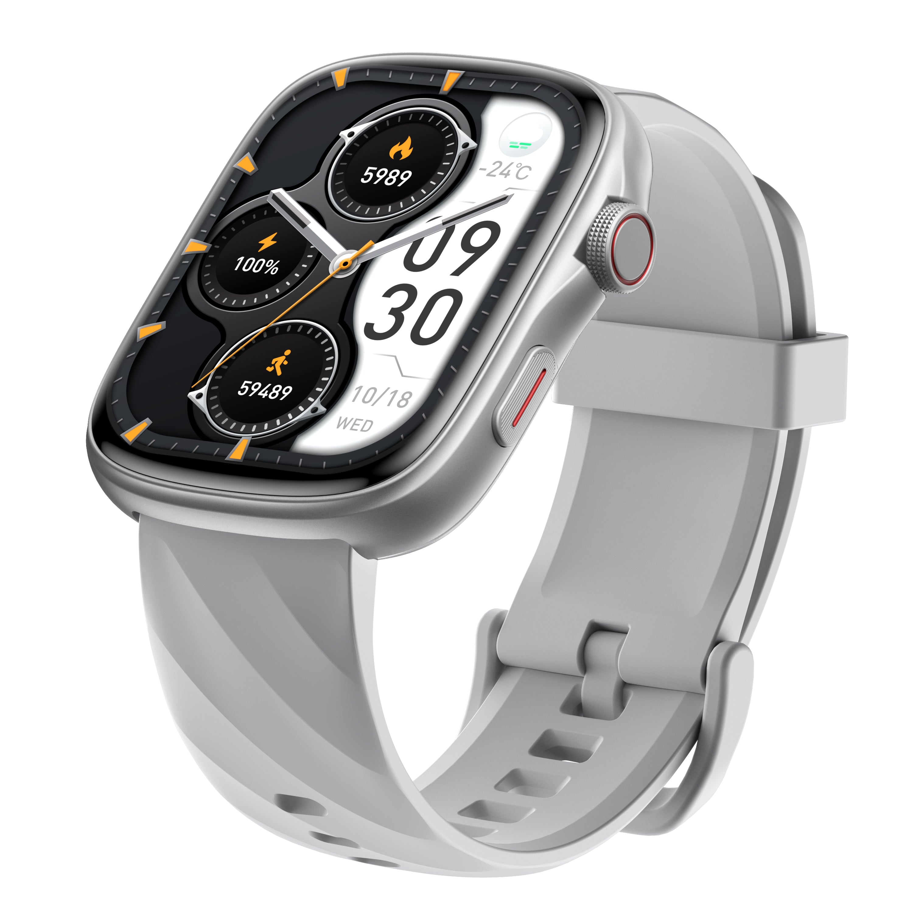 AI Powered Silky Smooth 1.95" AMOLED Ultra Performance  Smartwatch