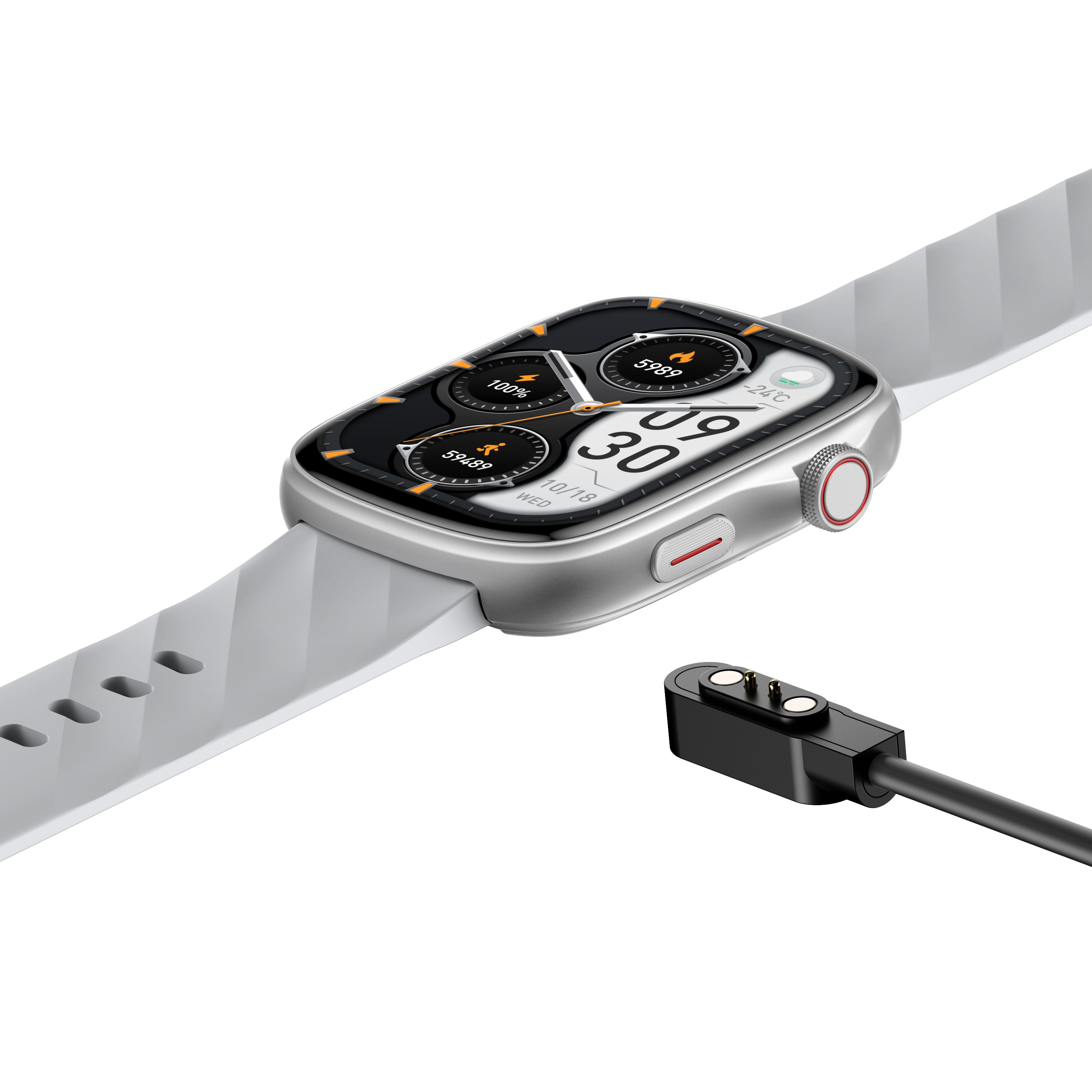 AI Powered Silky Smooth 1.95" AMOLED Ultra Performance  Smartwatch