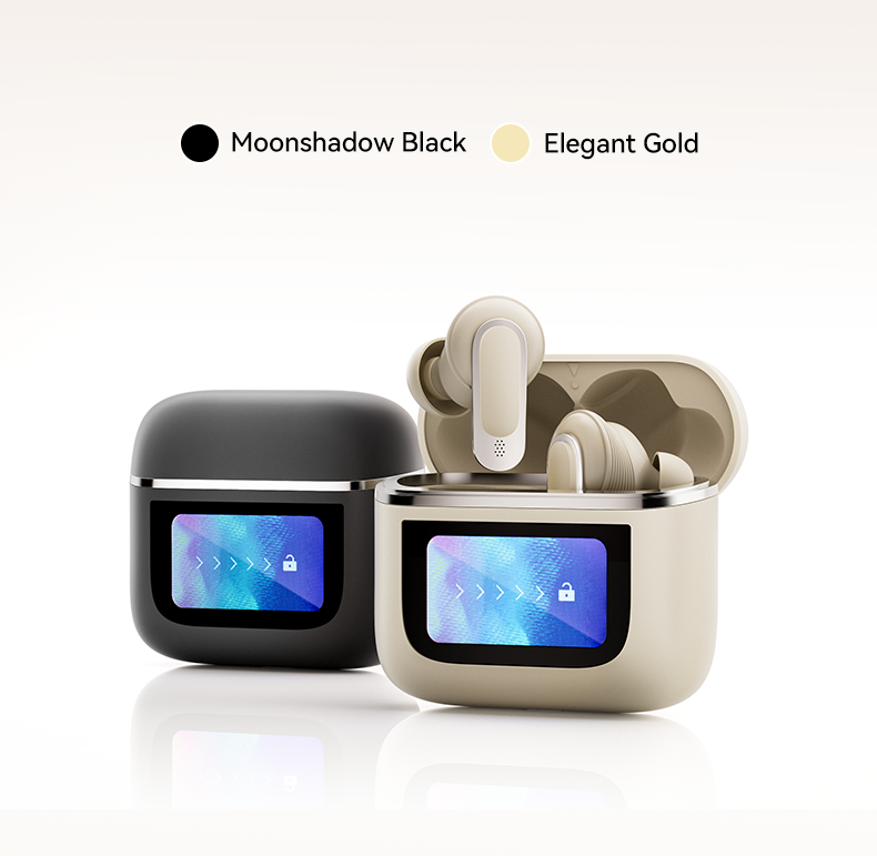 LED Touch Screen TWS ANC Waterproof Earbuds Bluetooth Earphone