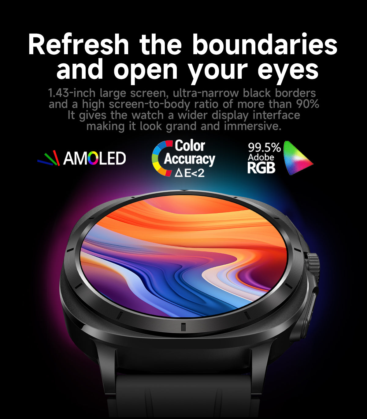 Smartwatch Ultra Pro - Ultimate Sport Fitness Tracking | AMOLED Screen