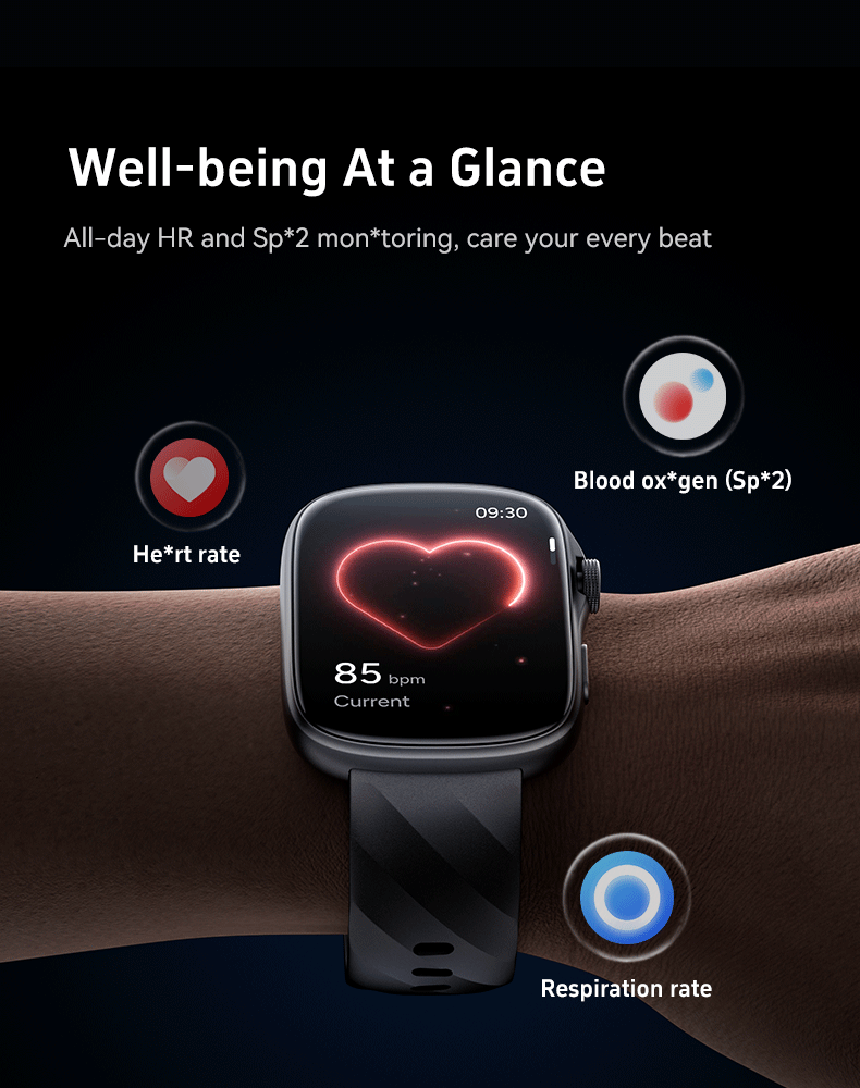 Rumefit GTS10 AMOLED AI Powered Smart Watch