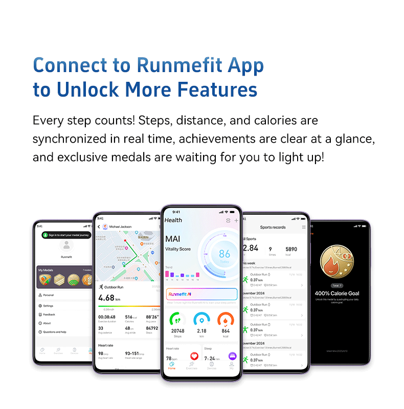 Rumefit GTS10 AMOLED AI Powered Smart Watch