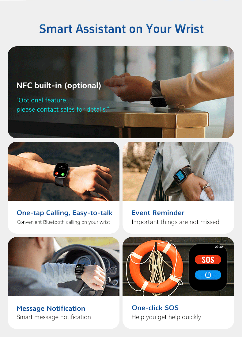 Rumefit GTS10 AMOLED AI Powered Smart Watch