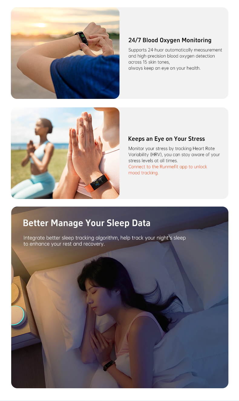 Runmefit New S5 Fitness Tracker