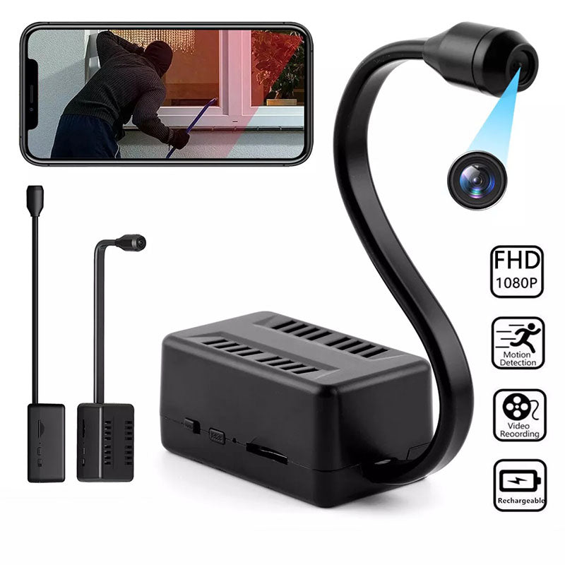 Mini Secret WiFi Security Camera Battery Built-in IP Surveillance Cam